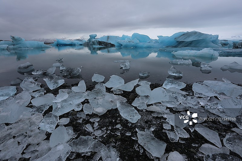 冰河湖图片素材