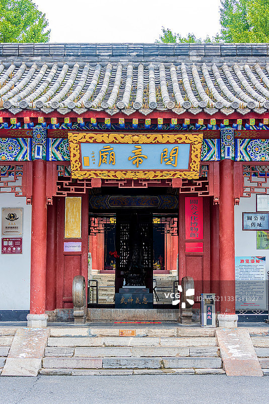 中国湖北荆州关帝庙图片素材