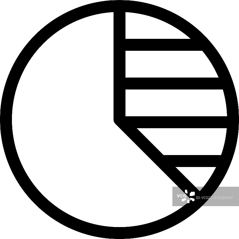 饼图图标或标志孤立符号符号图片素材