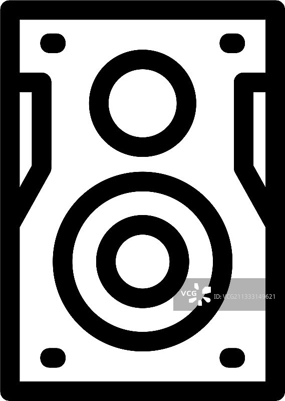 喇叭图标或标志孤立符号符号图片素材
