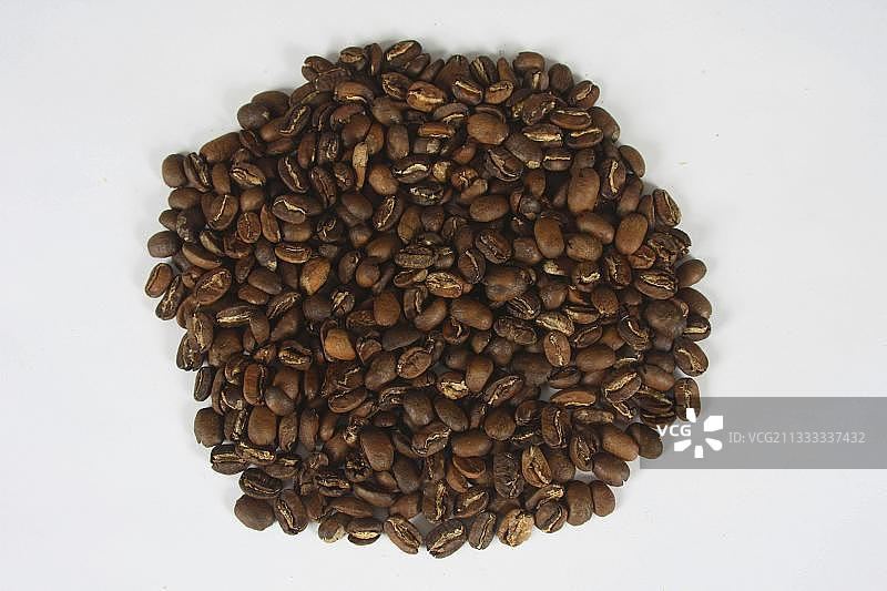 有机墨西哥Maragogype，烘培(阿拉比卡咖啡)，咖啡豆图片素材