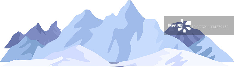 白冰山设计图片素材