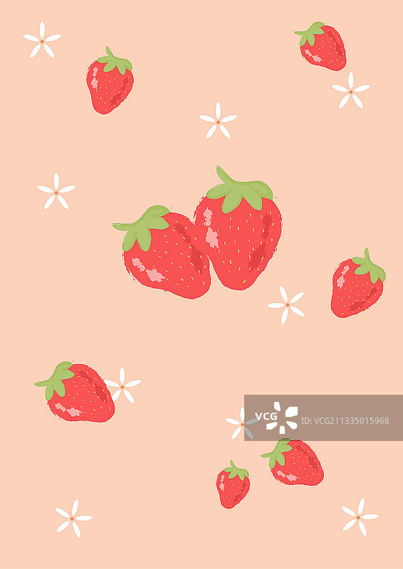 草莓壁纸图片素材