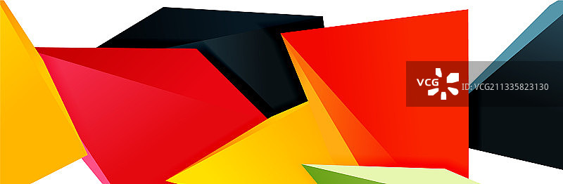 三角形镶嵌抽象背景三维三角形图片素材