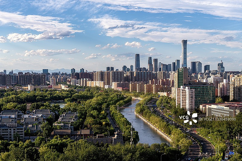 首都北京国贸CBD中国尊金融区城市风光建筑风光图片素材