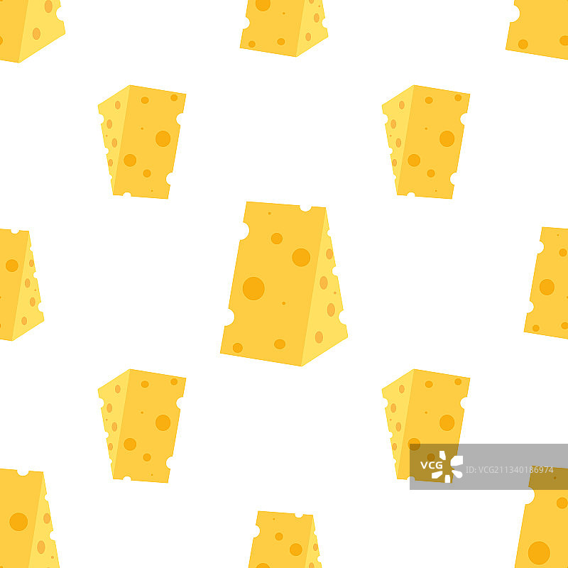 奶酪无缝图案块黄色奶酪图片素材