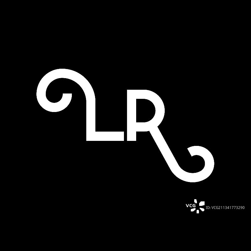 Lp字母标识设计的首字母Lp标识图片素材