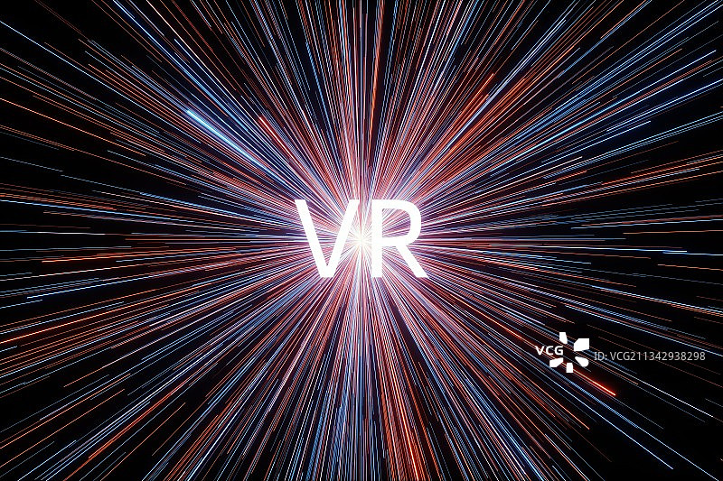 VR虚拟现实技术概念插图图片素材