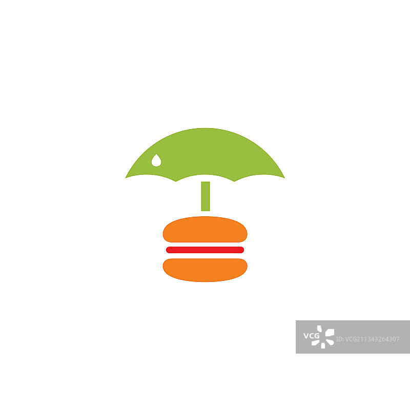 汉堡的雨伞标志图片素材