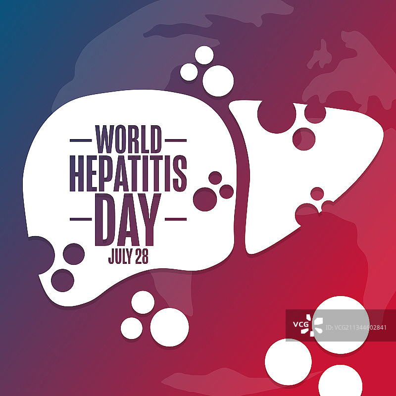 世界肝炎日7月28日概念节日图片素材