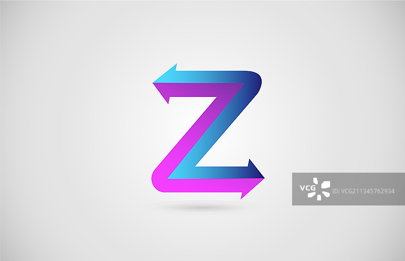 Z箭头字母标志为商业和图片素材