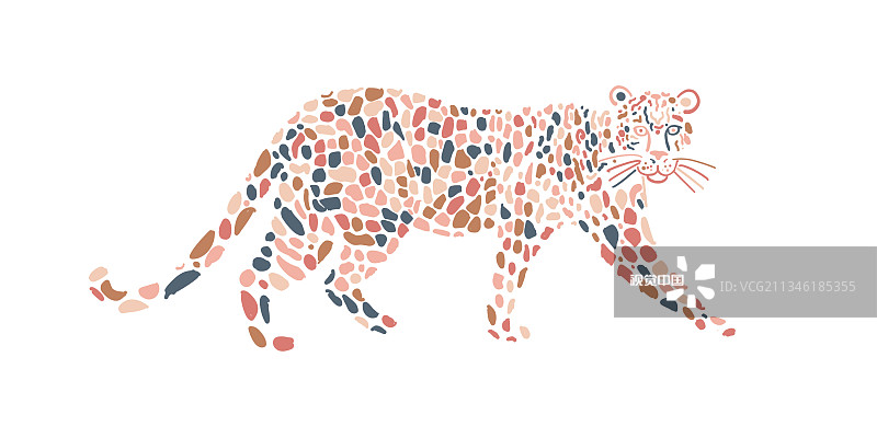 大野猫艺术斑点颜色为您的设计图片素材