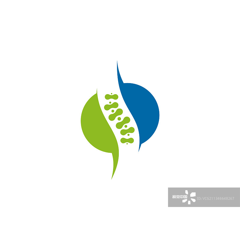 捏脊诊所logo设计模板图片素材