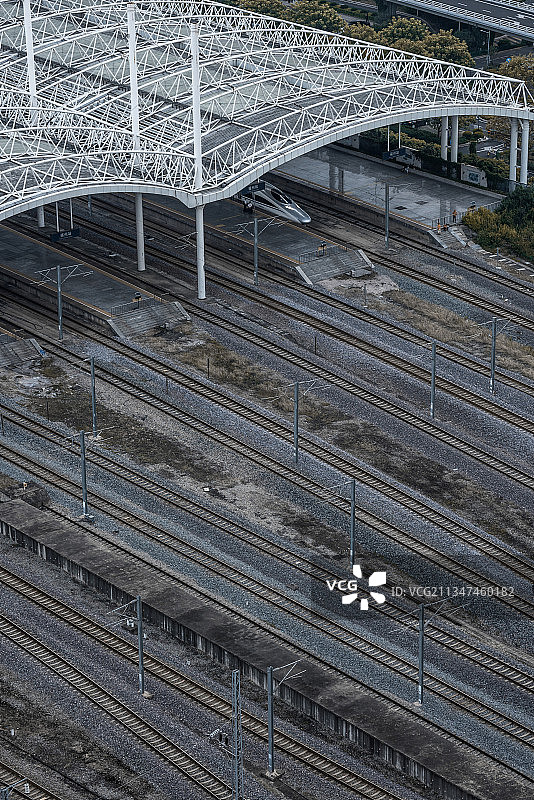 火车站铁路轨道图片素材
