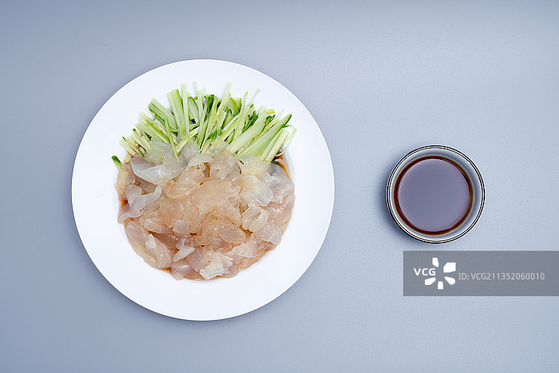 中国美食凉拌海蜇图片素材