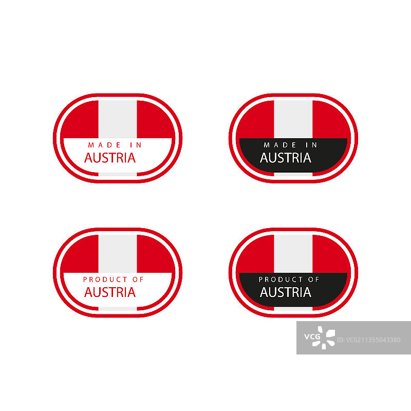 奥地利制造的标签贴邮票或标志用图片素材