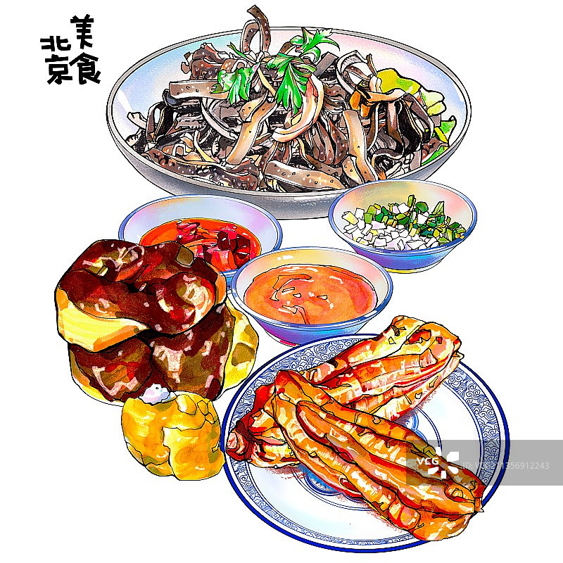 北京美食 中国传统美食文化 小吃 舌尖中国风图片素材