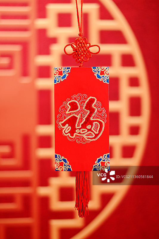 喜庆新年中国传统节日春节过年挂件中国结图片素材