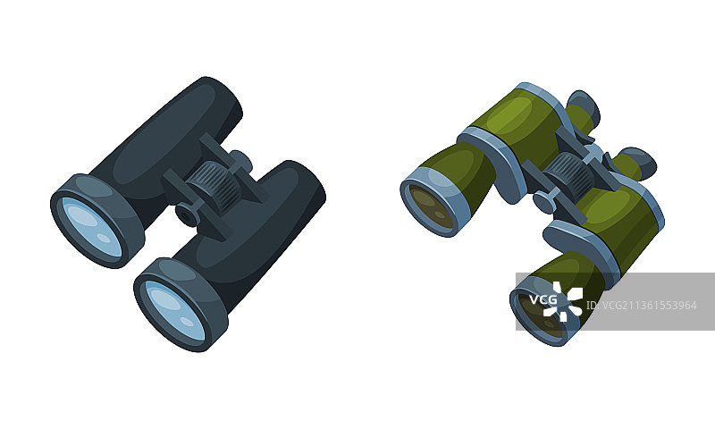 双筒望远镜或双筒望远镜图片素材