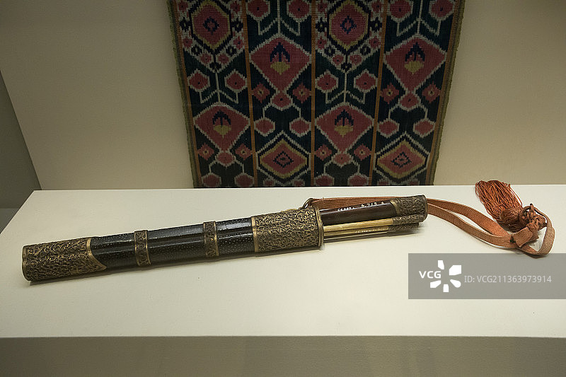 北京中国国家博物馆蒙古刀具清代图片素材