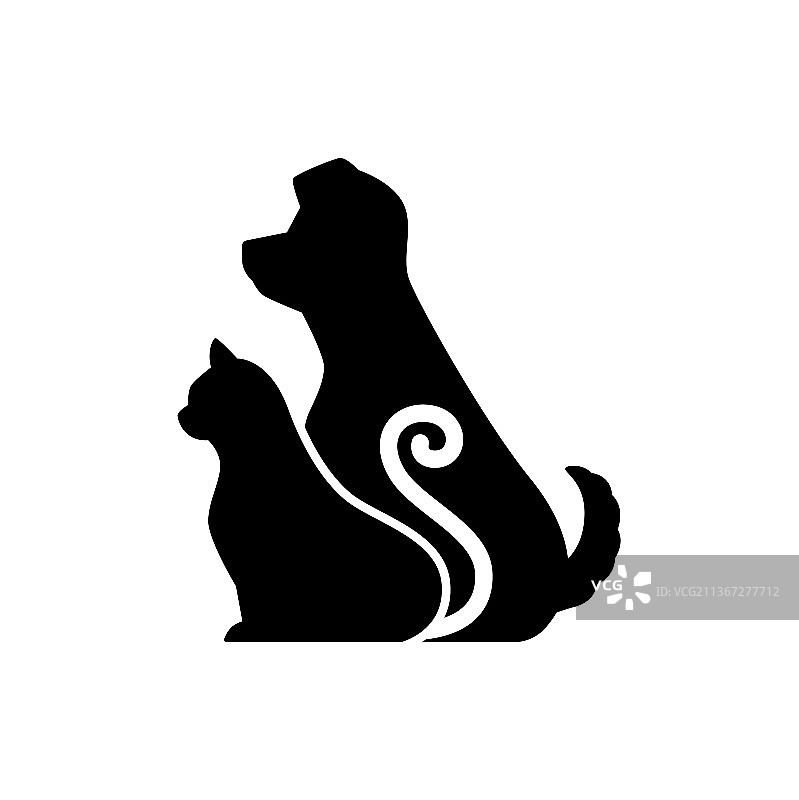 宠物图标孤立在白色的标志和符号图片素材