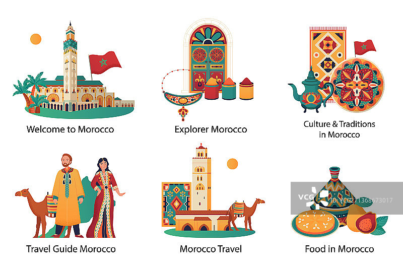 摩洛哥的作品集合图片素材