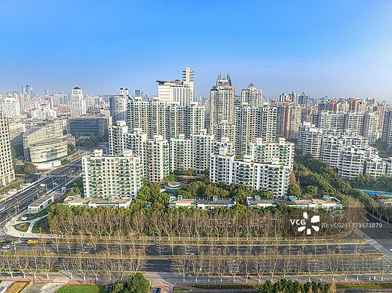 上海之窗 御景园 浦东居民小区 商品房住宅 居住社区 世纪公园旁图片素材