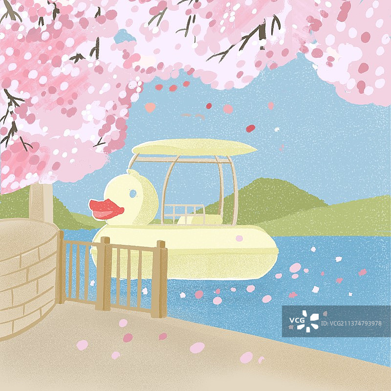 樱花的季节图片素材