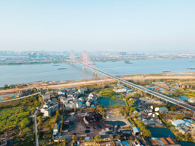 鄂州市鄂黄长江大桥图片素材