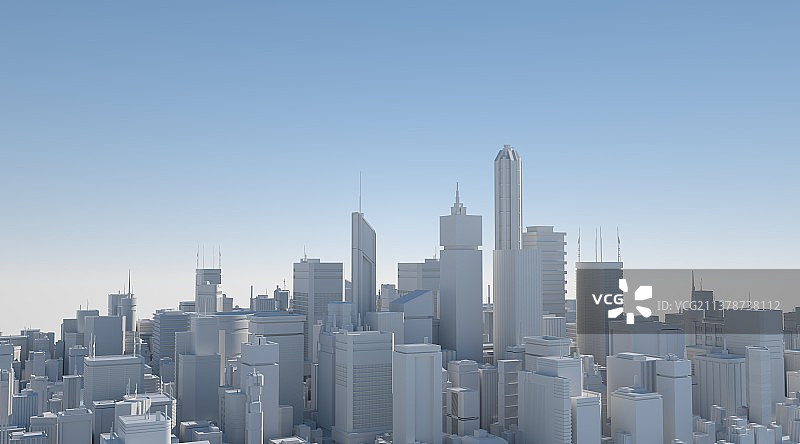 3D渲染都市建筑图片素材