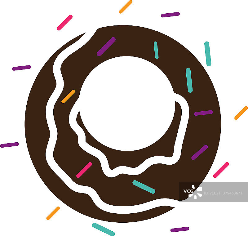 甜甜圈的标志图片素材