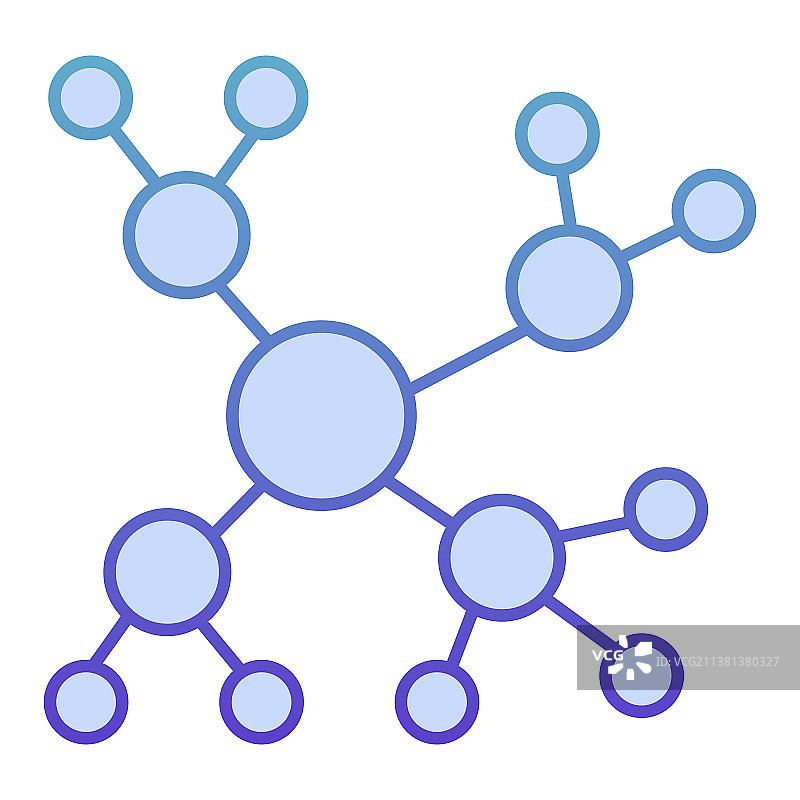 网络平面图标互联网连接蓝色图标图片素材