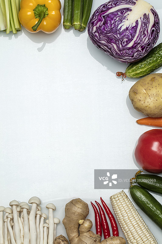 新鲜蔬菜静物图片素材