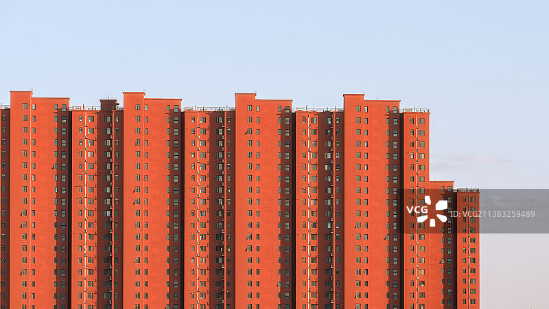 红色公寓 Red Apartment图片素材