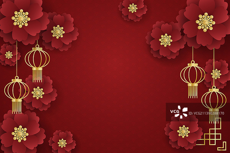 中国新年节日横幅设计图片素材