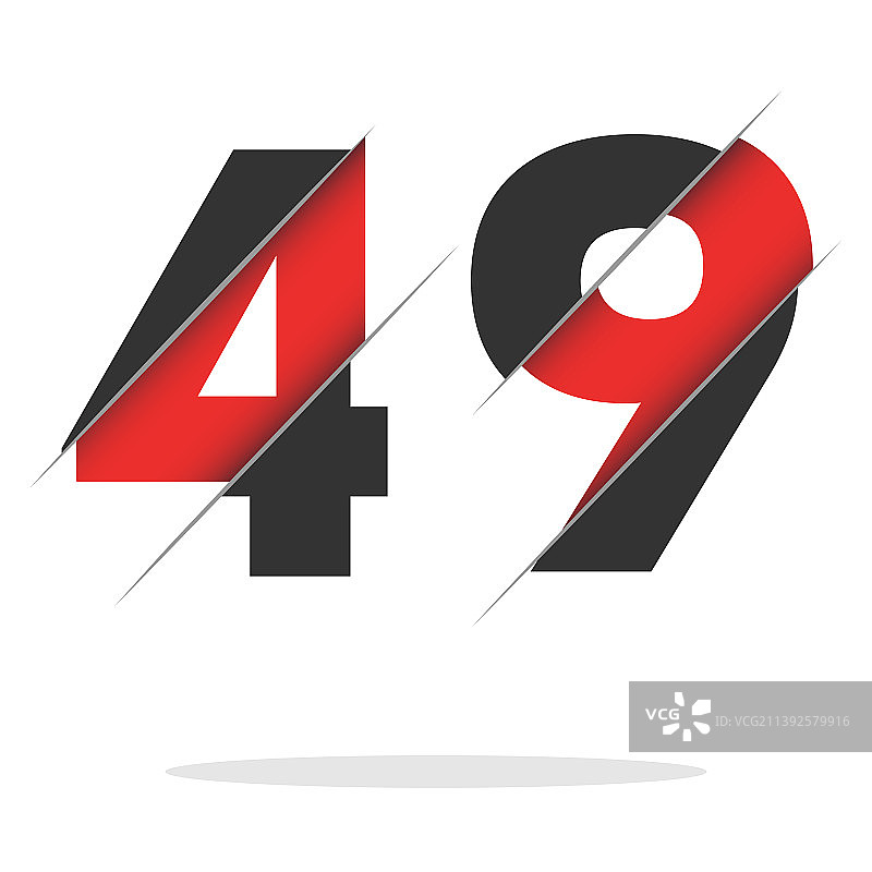49 49号logo设计具有创意剪裁和图片素材