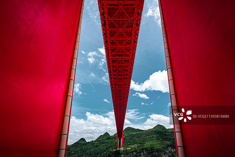 贵州毕节鸭池河大桥图片素材