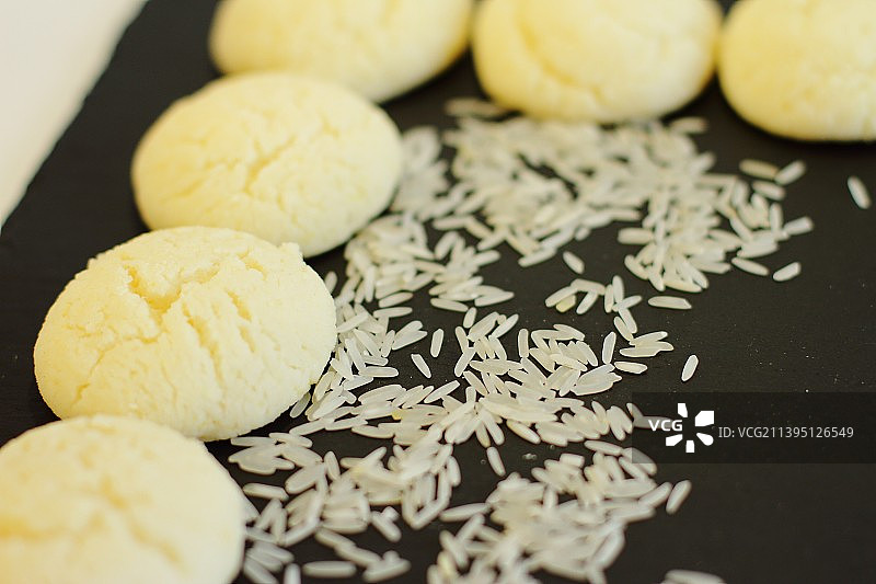 自制米酥，黑皮甜饼图片素材