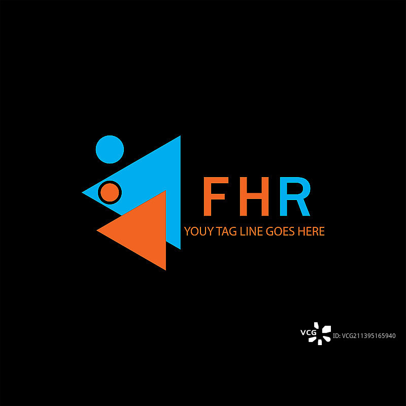 FHR字母logo创意设计与图形图片素材