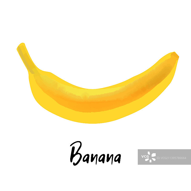 香蕉孤立在白色背景图片素材