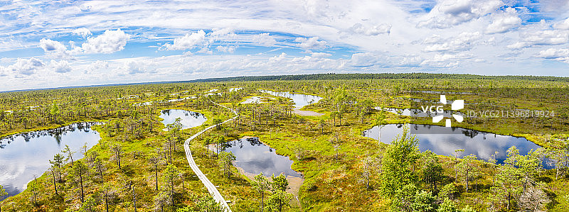克梅里国家公园的克梅里沼泽全景图图片素材