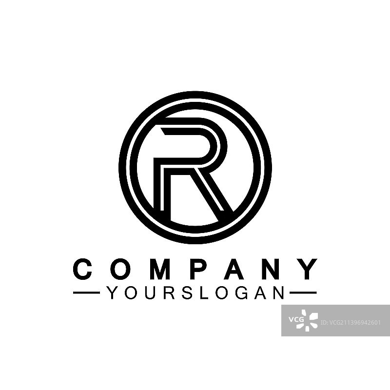 字母组合标志设计品牌标识。图片素材