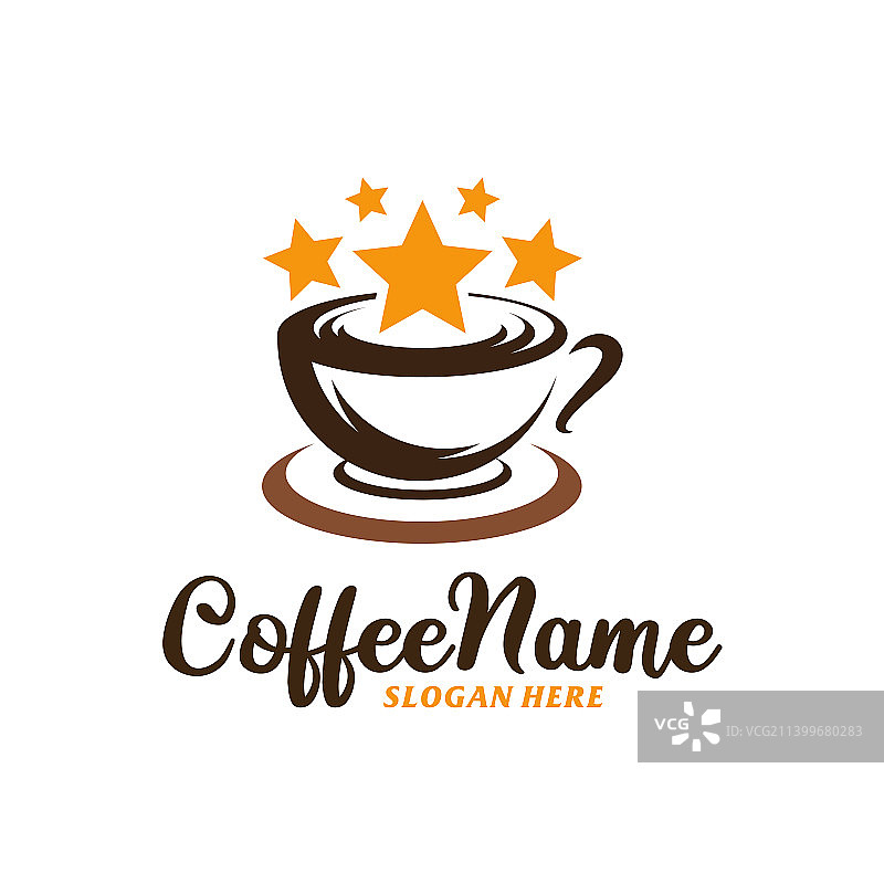 星咖啡标志设计模板咖啡星标志图片素材