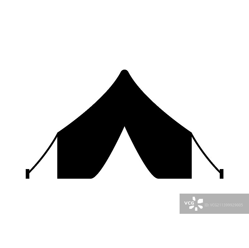 帐篷黑色帆布图标字幕党事件图片素材