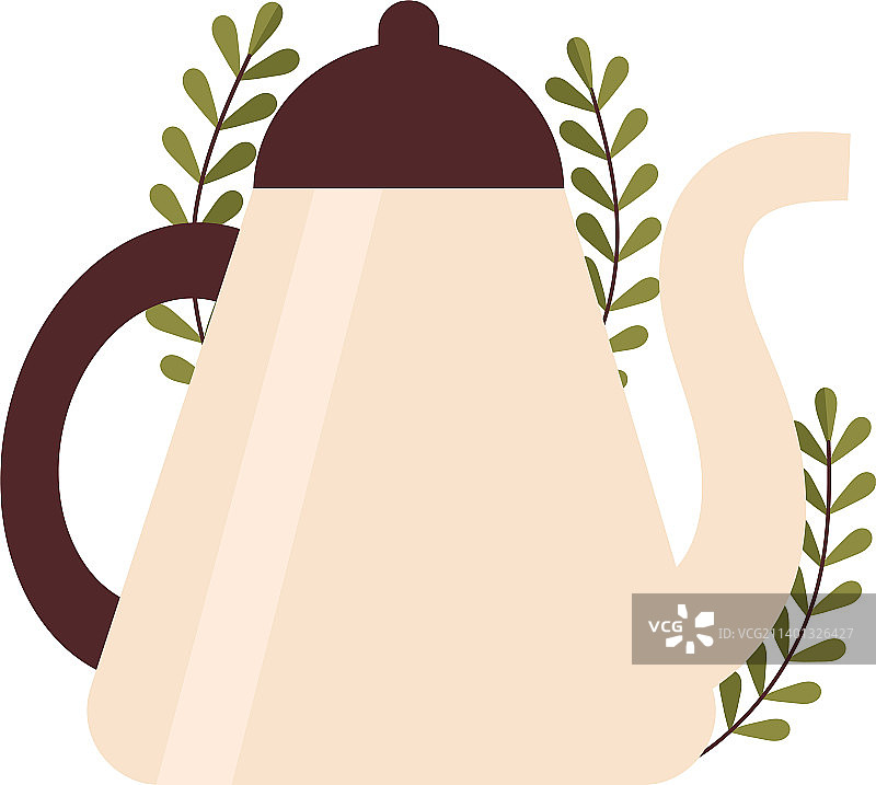 咖啡壶的设计图片素材
