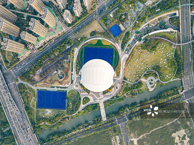 杭州大运河亚运公园曲棍球场图片素材
