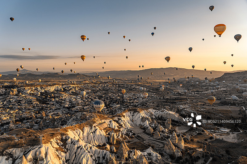 土耳其热气球嘉年华图片素材