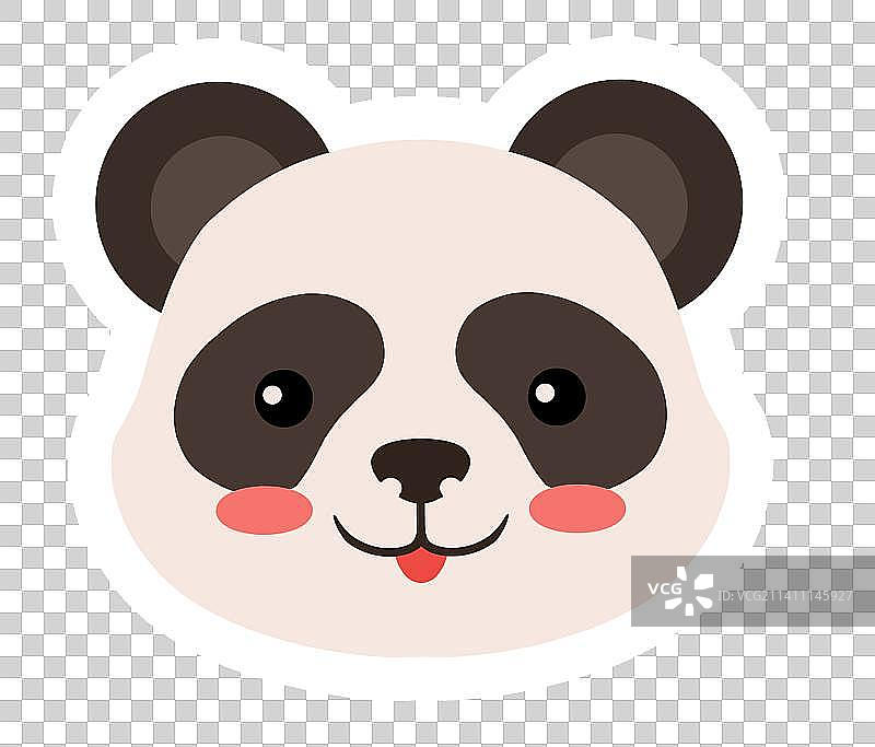 卡通可爱熊猫小动物元素图片素材