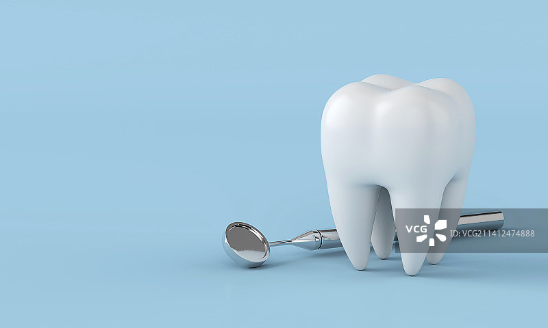 立体3d牙齿牙龈模型图片素材