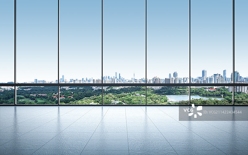 广州城市建筑平台广场图片素材